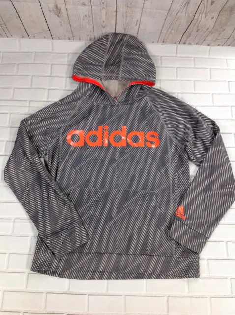 Adidas GRAY & ORANGE Logo Top