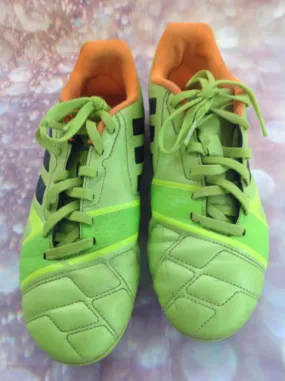 Adidas LIME GREEN & YELLOW Cleats Size 6