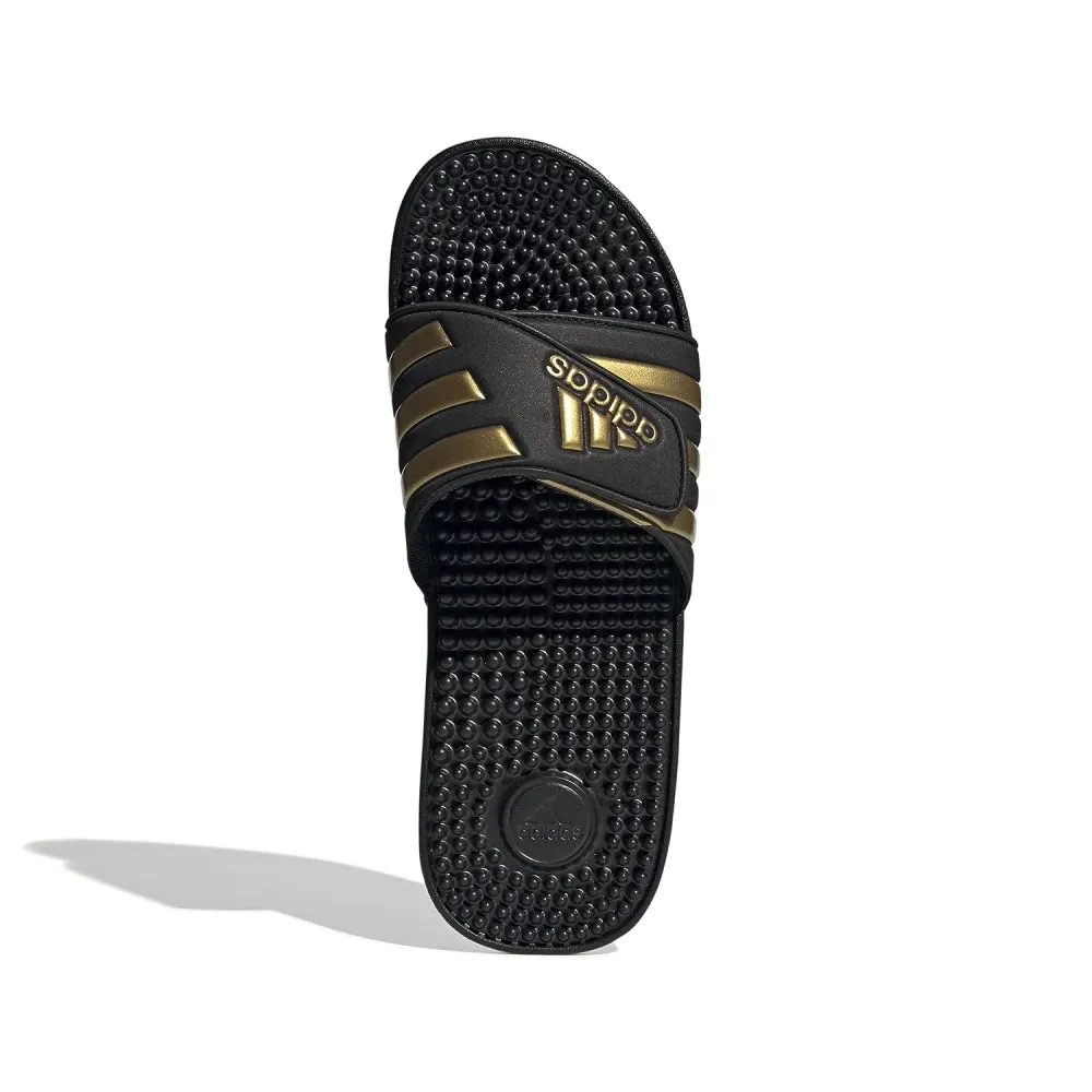 Adidas Men's Adissage Slide (Core Black/Gold Metallic/Core Black)