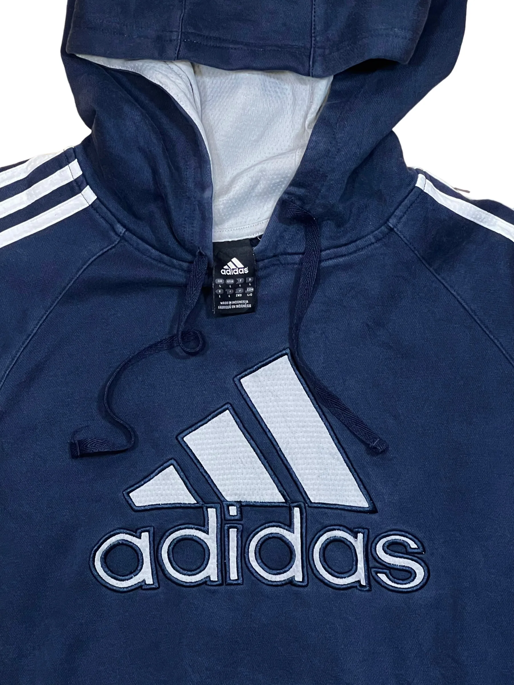 Adidas Navy Big Logo Sweatshirt