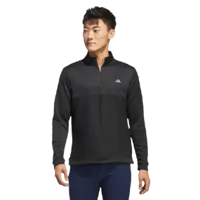 Adidas Ultimate365 Textured Quarter-Zip Top - Black