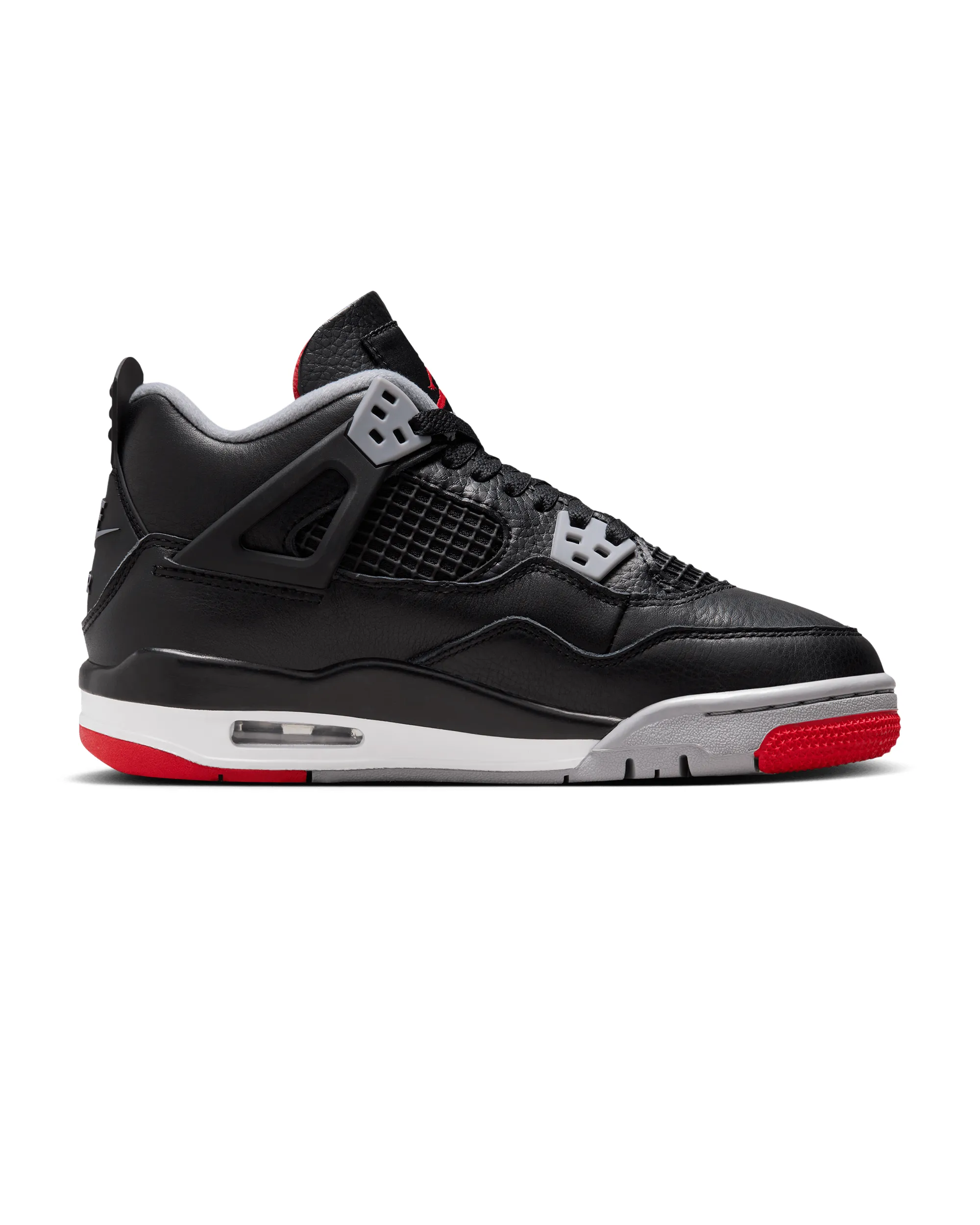 Air Jordan 4 Retro "Bred Reimagined" (GS) - Black / Fire Red / Grey / White