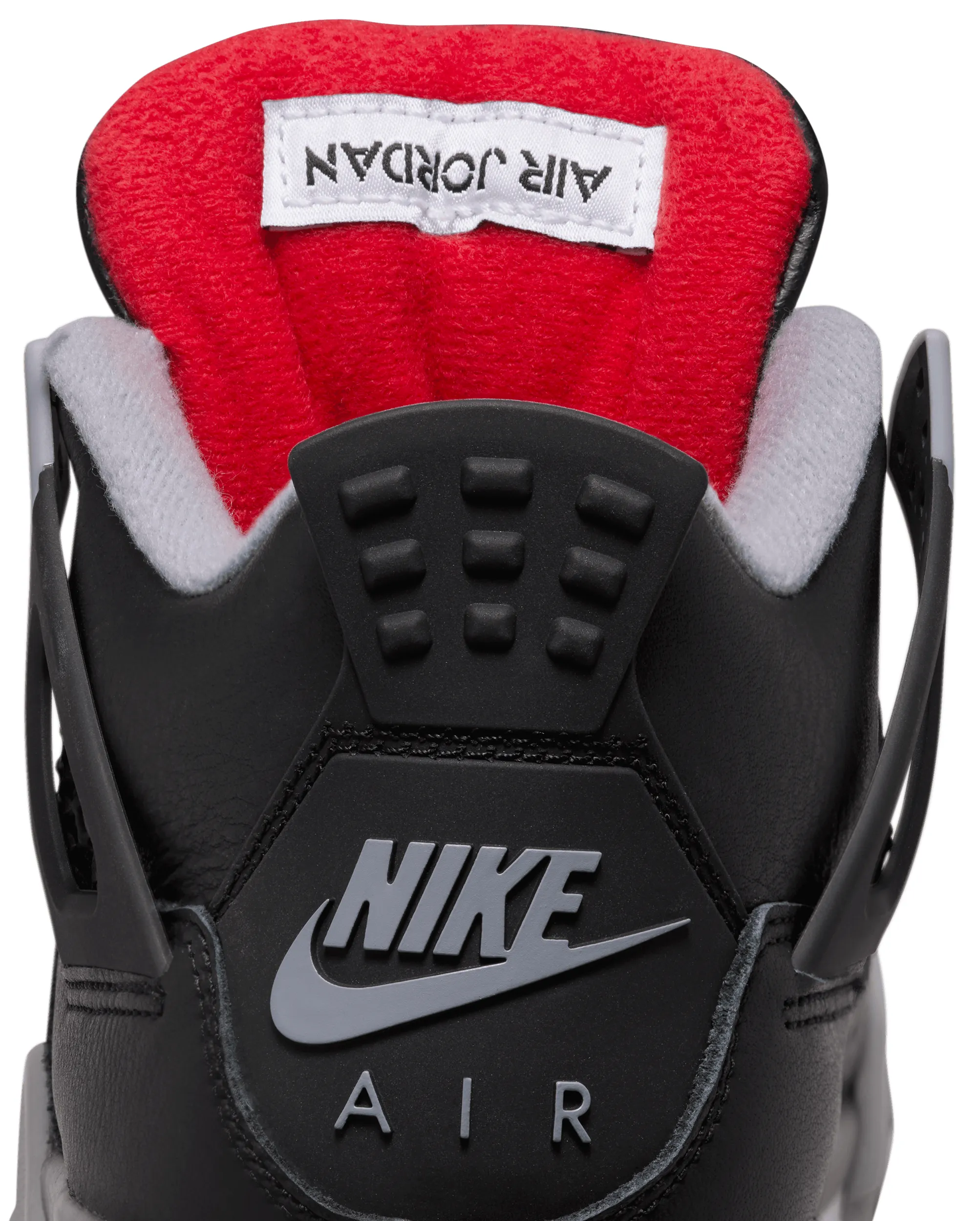 Air Jordan 4 Retro "Bred Reimagined" (GS) - Black / Fire Red / Grey / White