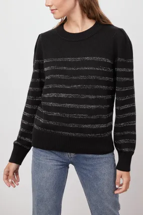 ALLEGRA SWEATER - BLACK METALLIC