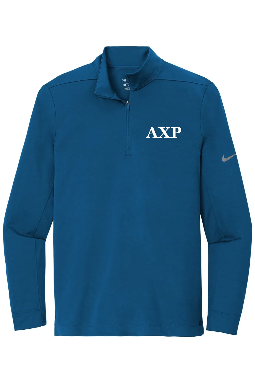 Alpha Chi Rho - Nike Dry Fit 1/4 Zip - White Embroidered Letters