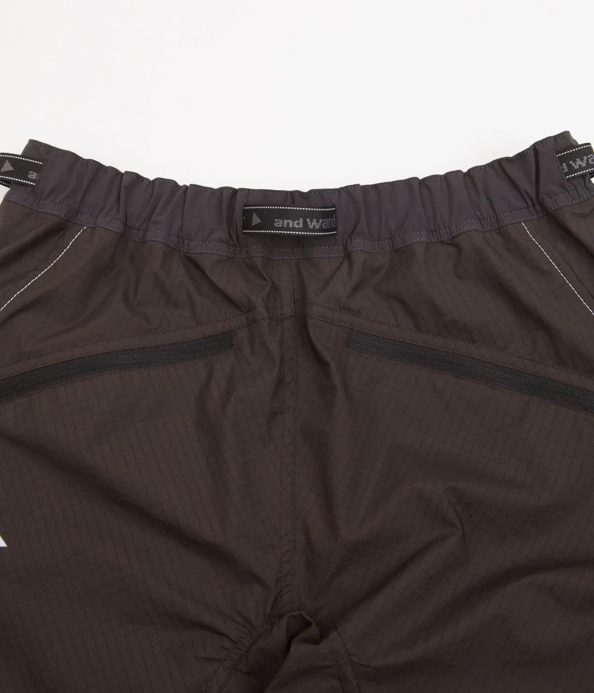 and wander Breath Rip Shorts - Brown