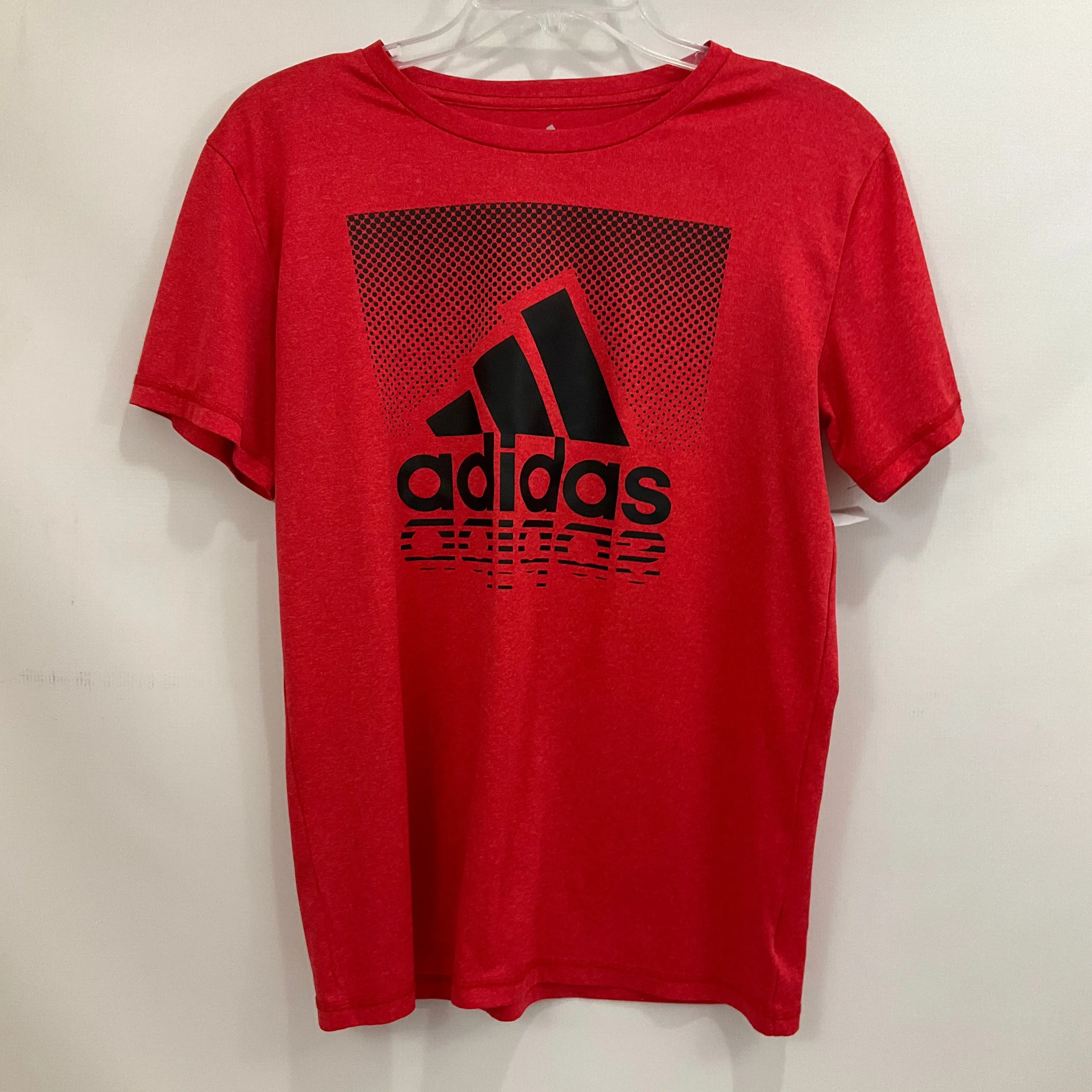 Athletic Top Short Sleeve By Adidas  Size: L