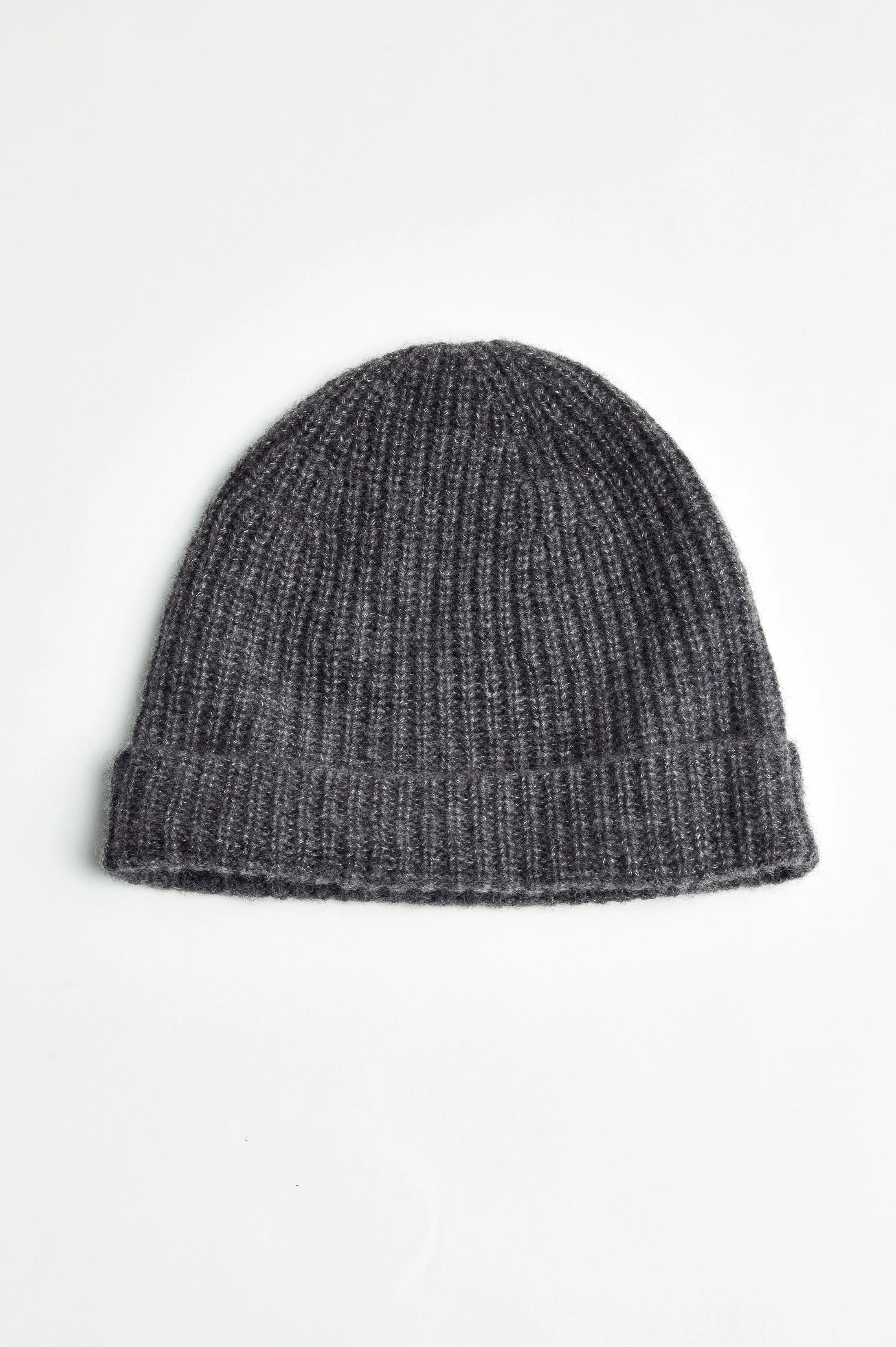 AUTUMN CASHMERE SILK KNIT HAT - THUNDER