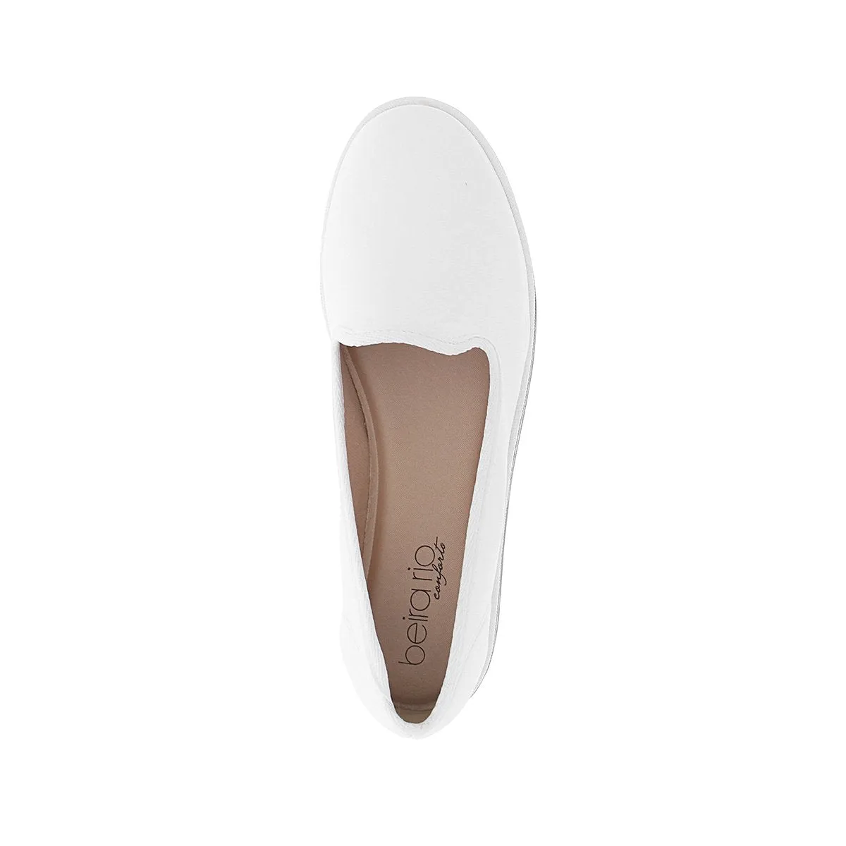 Beira Rio 4196.500 Women Fashion Loafer in White