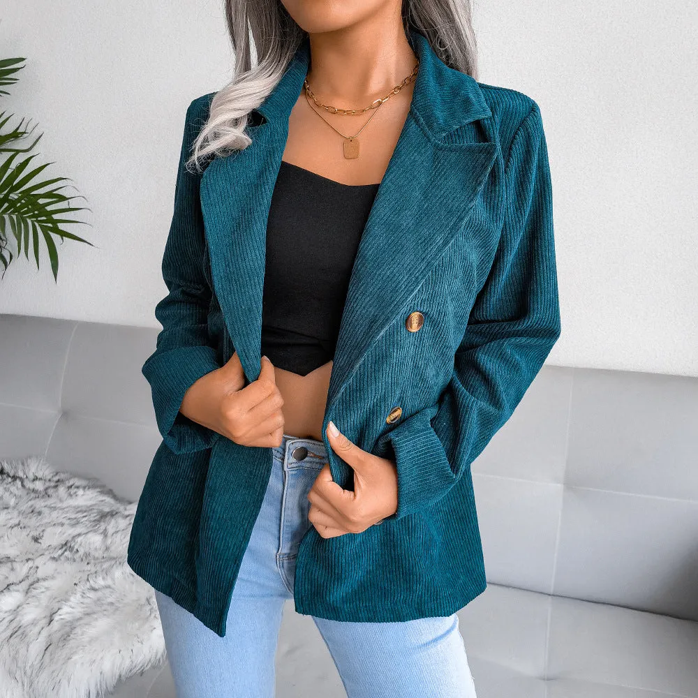 BerriesJam - Autumn and Winter Double-breasted Small Blazer Jacket