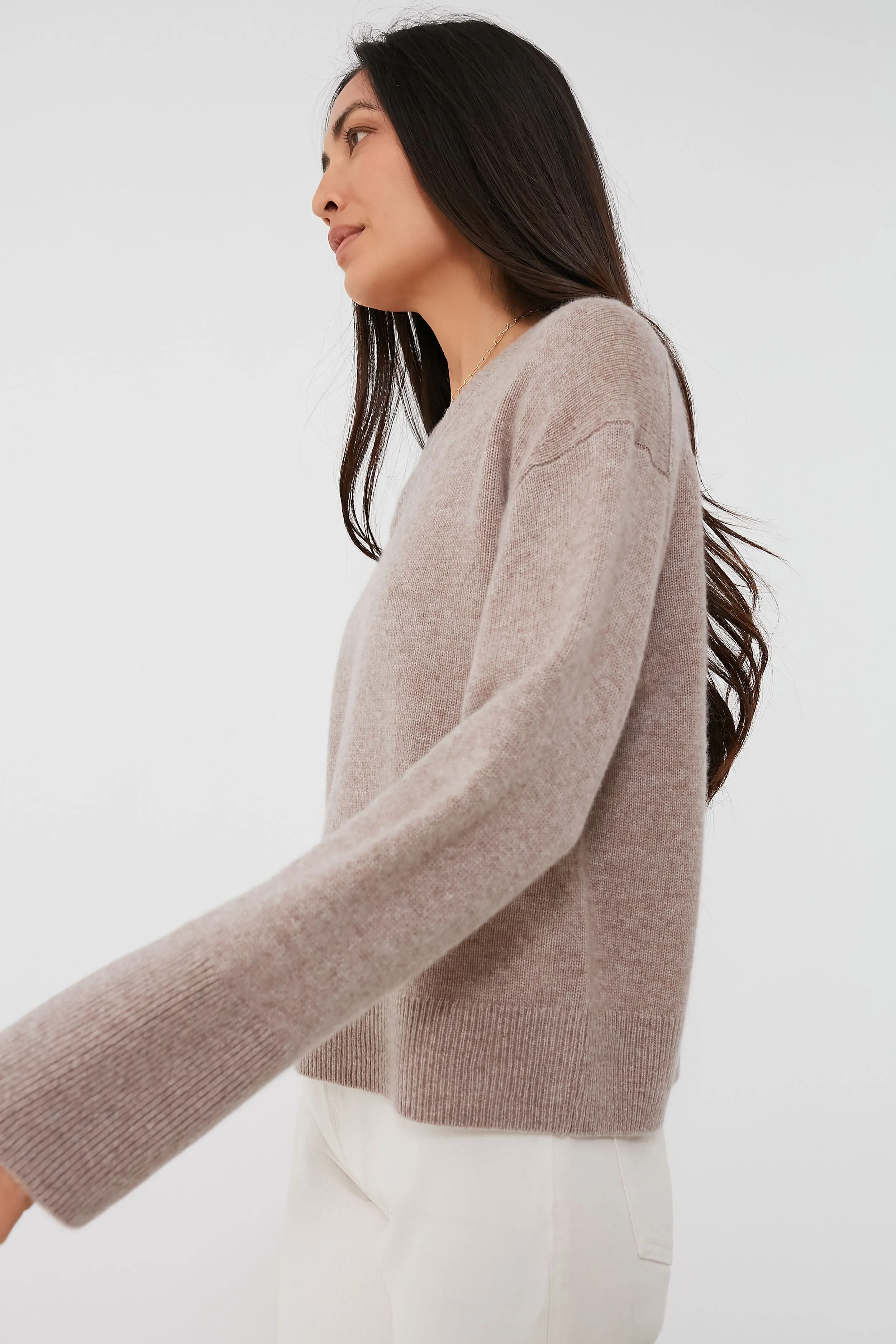 Biscotty Cashmere Standard V-Neck Sweater