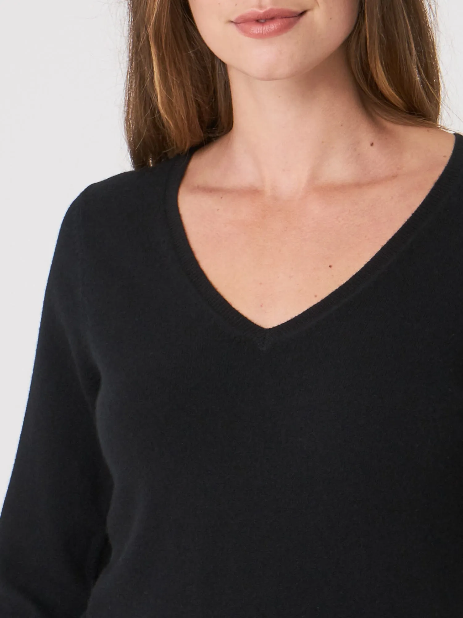 Black Organic Cashmere Sweater