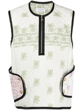 Boutis Floral-Print Armor Gilet