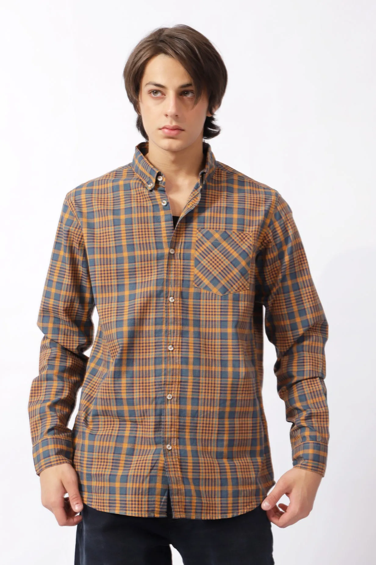 BUTTON DOWN CHECK SHIRT