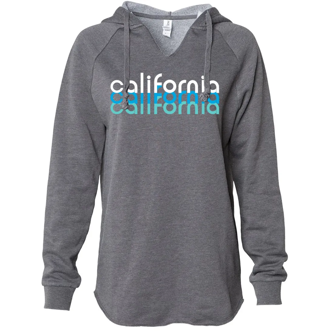 California Cool Stacked Women's Soft Hooded Pullover