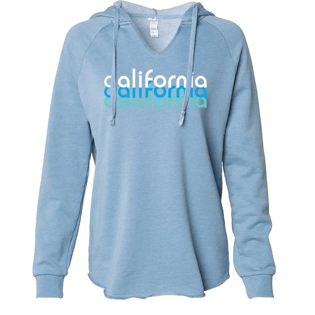 California Cool Stacked Women's Soft Hooded Pullover