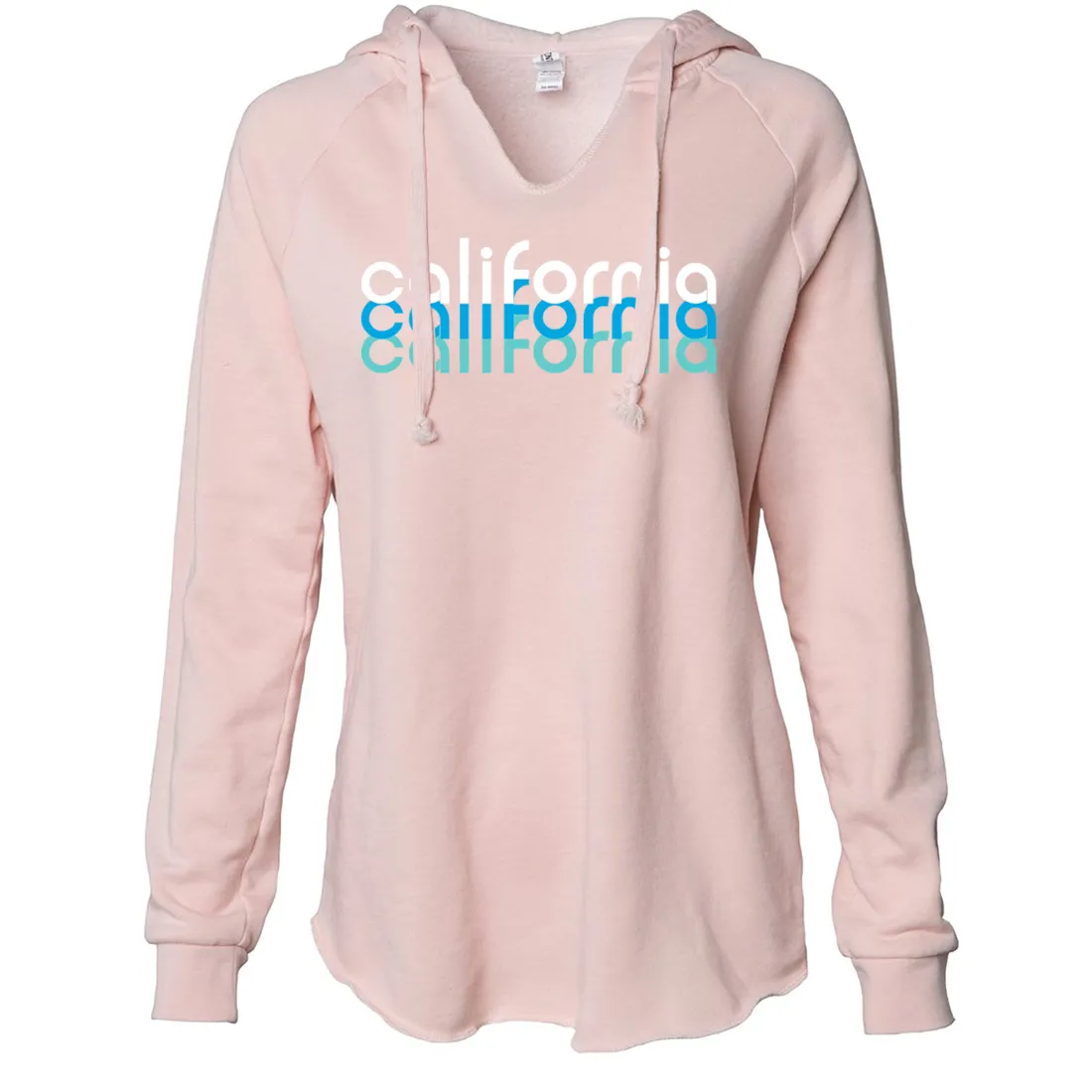 California Cool Stacked Women's Soft Hooded Pullover