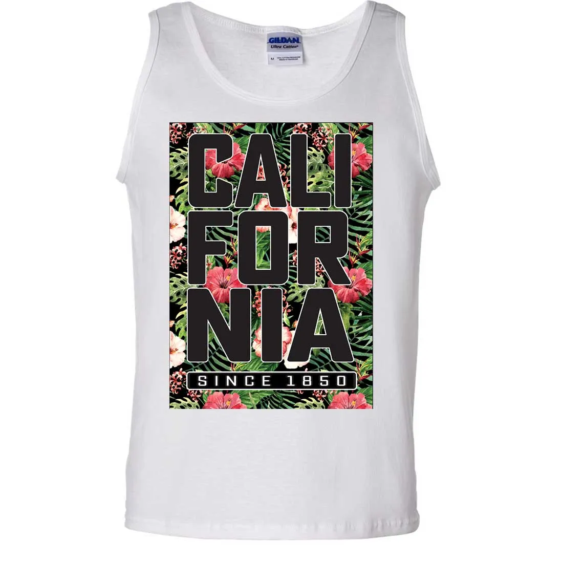 California Republic 1850 Floral Asst Colors Tank Top