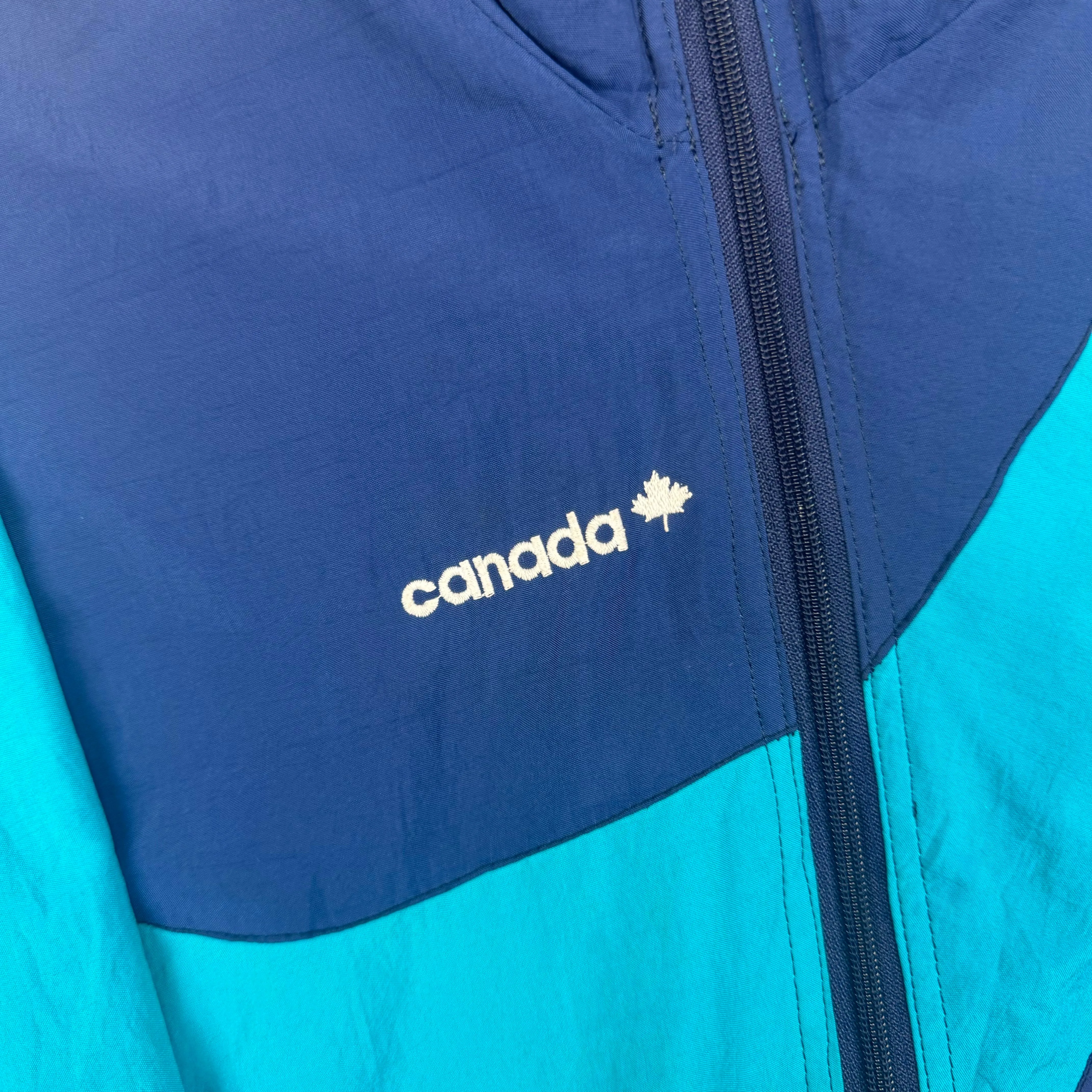 Canada 90's Colourblock Track Jacket Blue