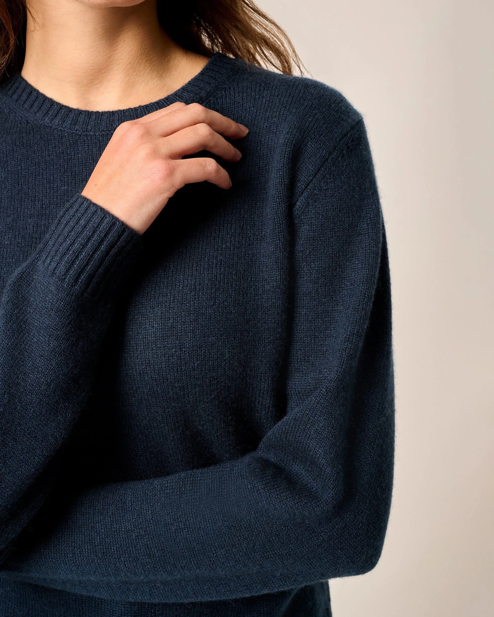 Cashmere Blend Crewneck Sweater