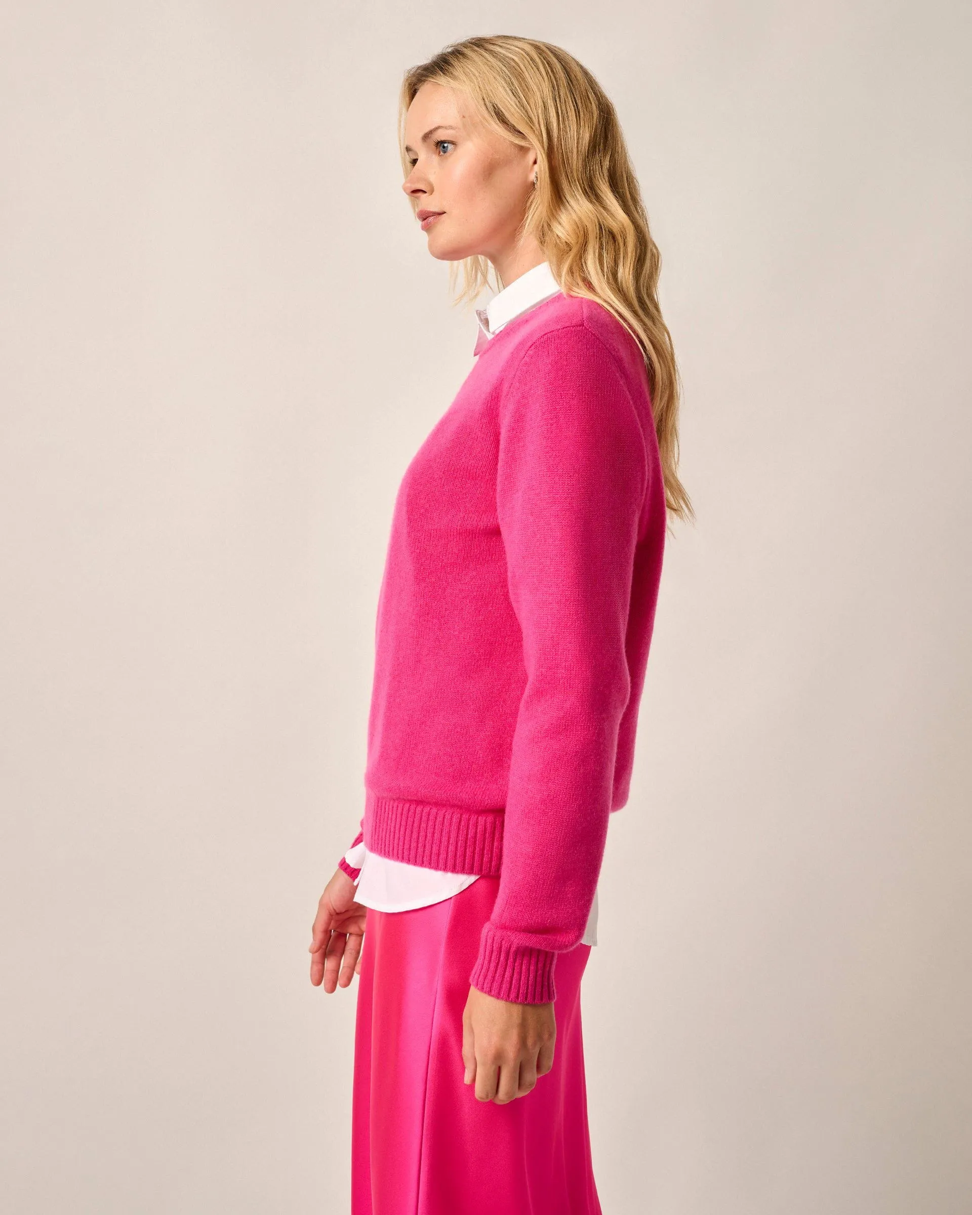 Cashmere Blend Crewneck Sweater