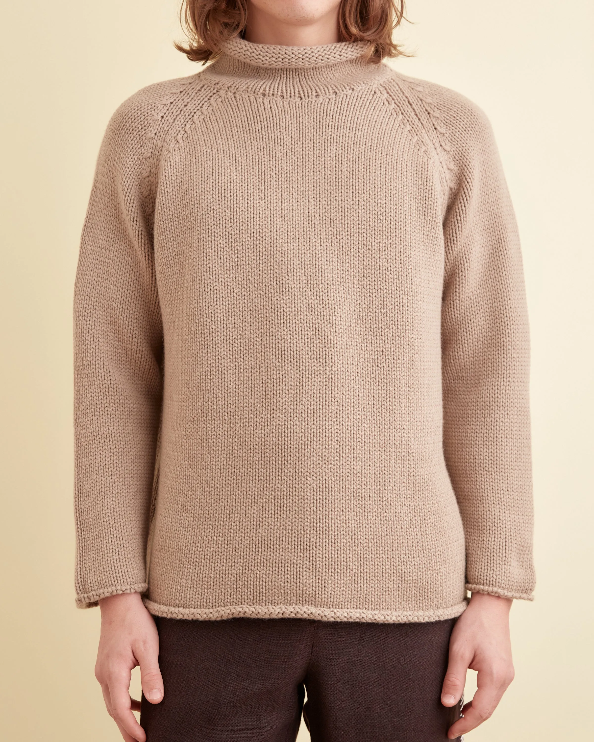 Cashmere Rollneck - Oatmeal