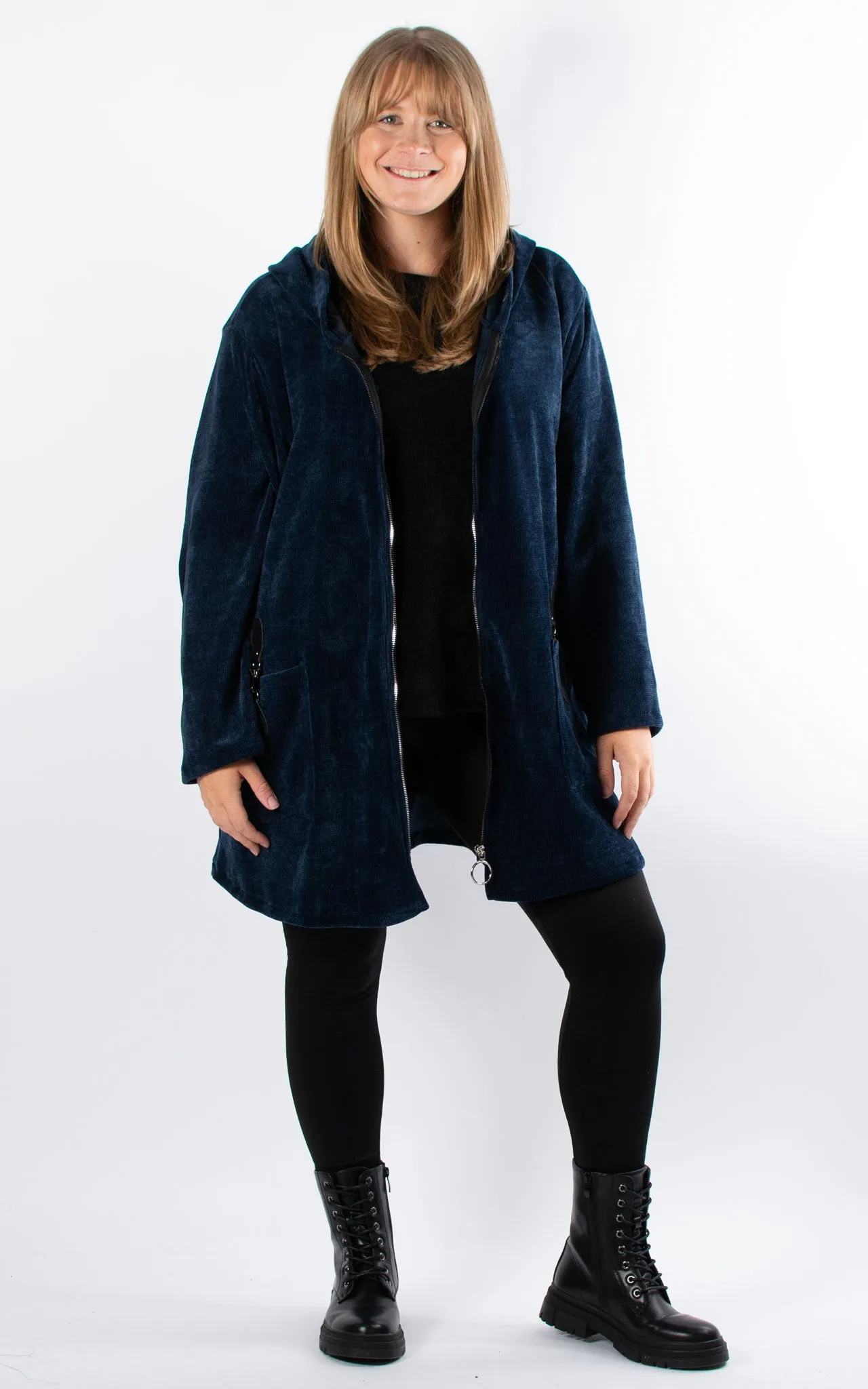 Chenille Jacket | Navy