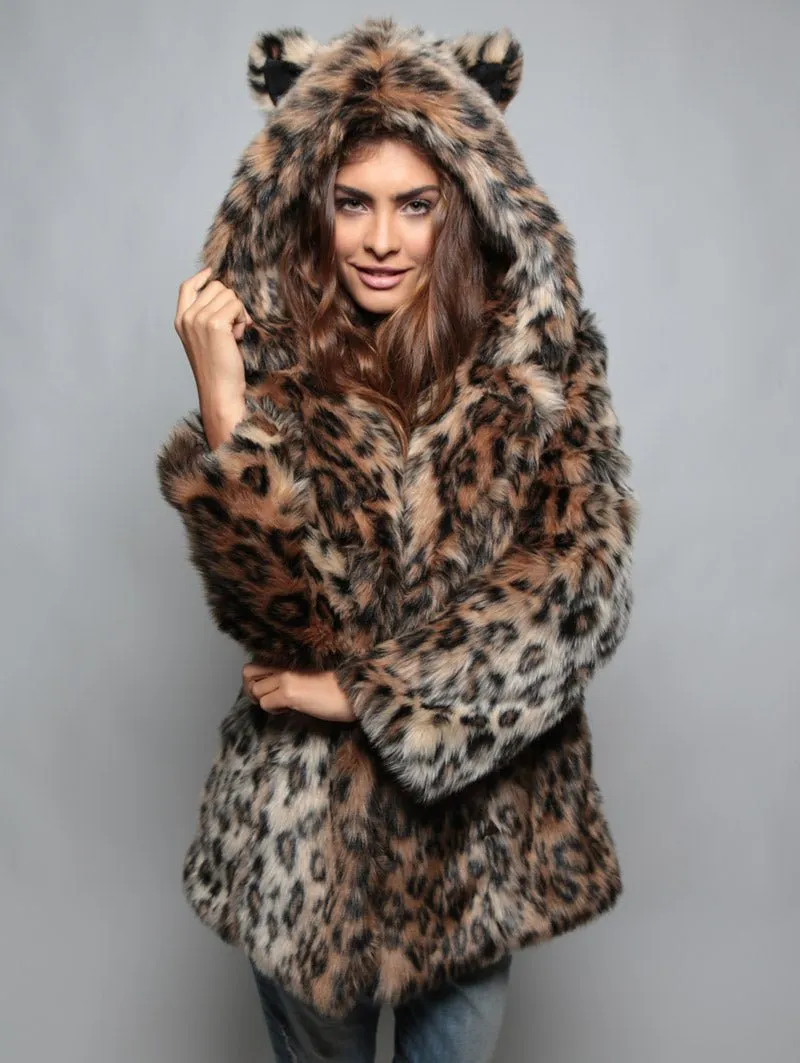 Classic Leopard Faux Fur Coat