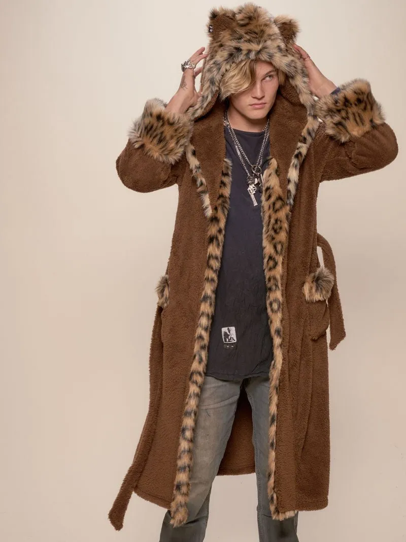 Classic Leopard Faux Fur House Robe