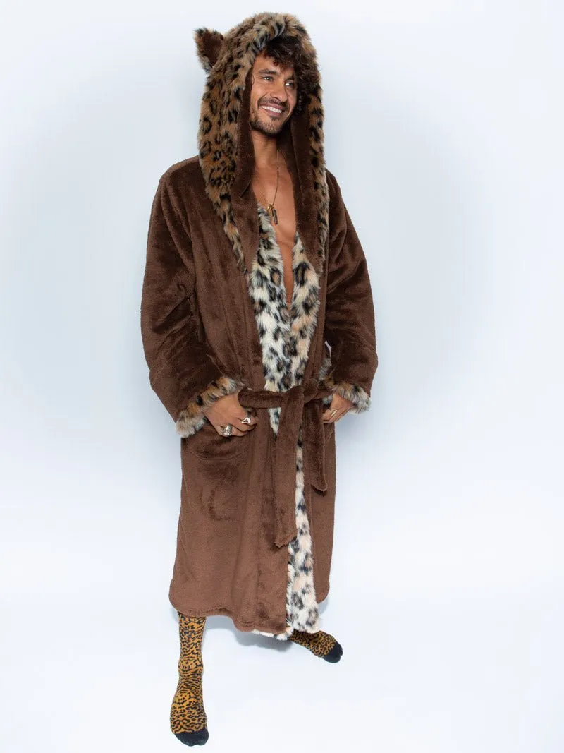 Classic Leopard Faux Fur House Robe