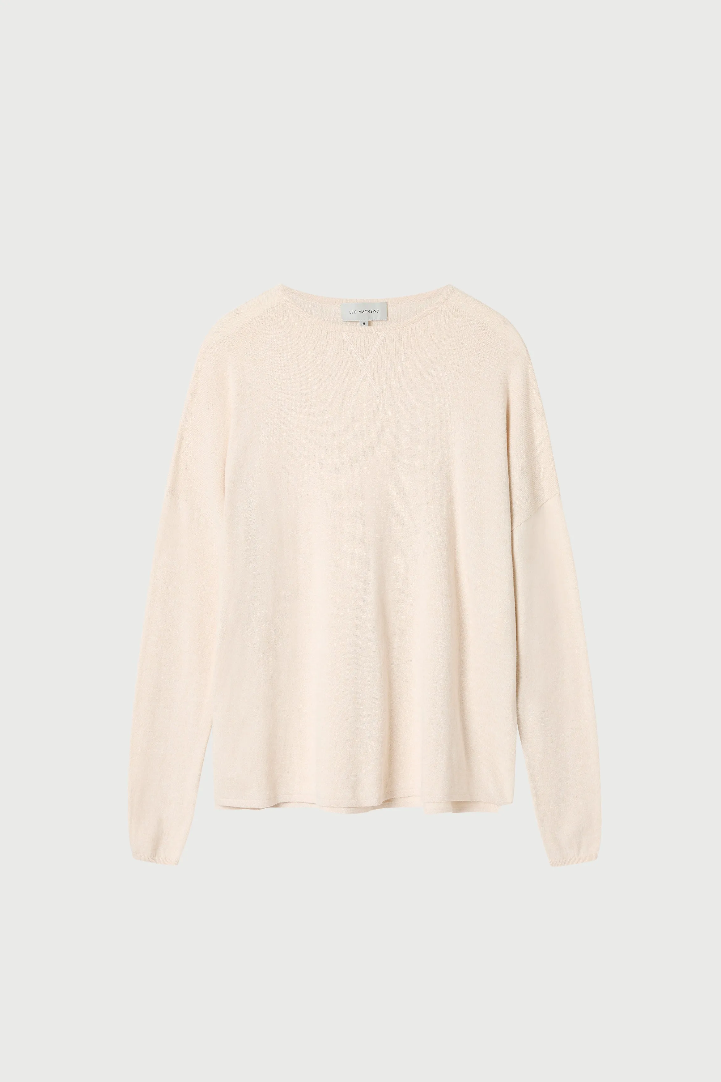 Cotton Cashmere LS Boxy Knit