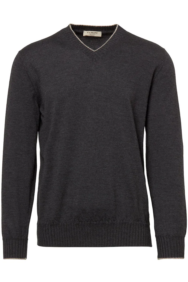 Duvet Cashmere V-Neck Sweater