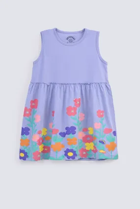 GIRLS FLORAL PRINTED DRESS