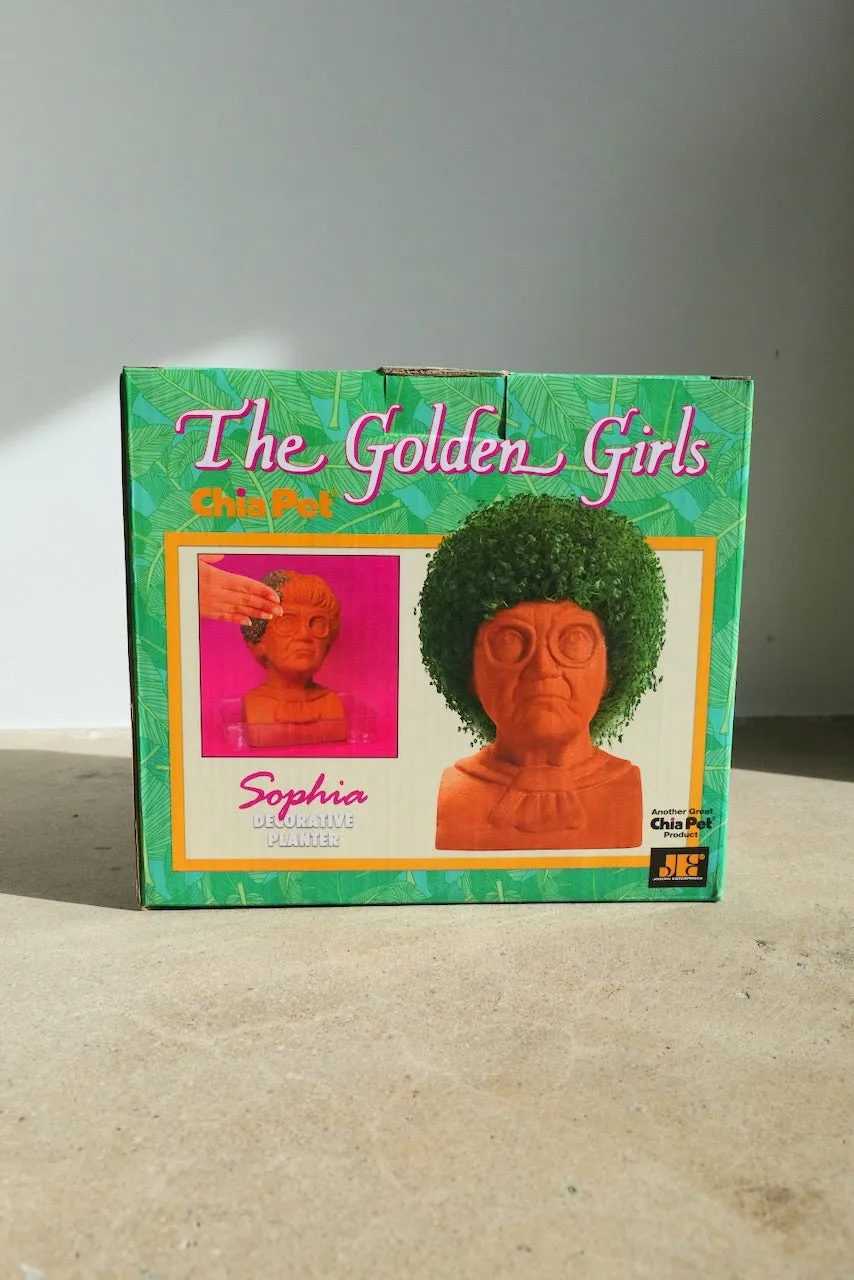 GOLDEN GIRLS CHIA PET SOPHIA