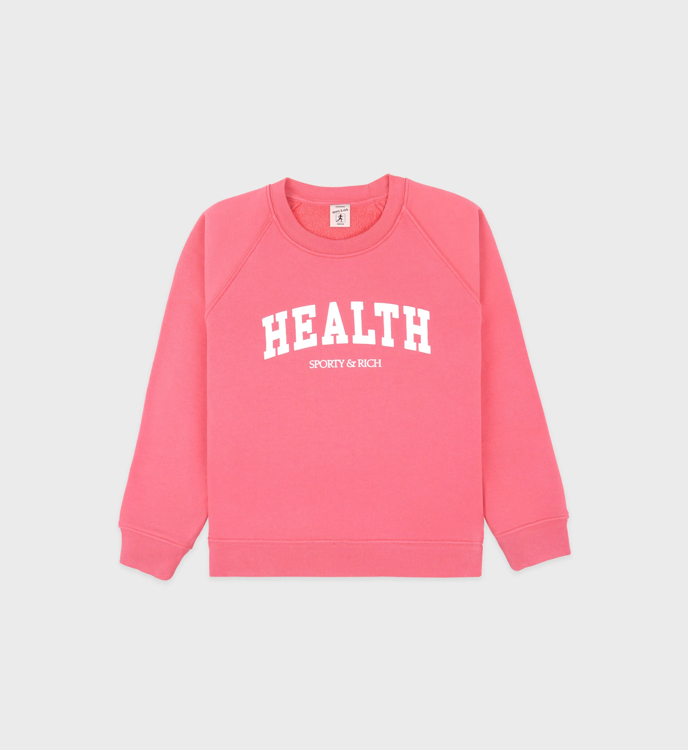 Health Ivy Kids Crewneck - Cotton Candy/White