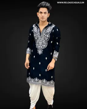 Heart Shape Designer Work Kurta