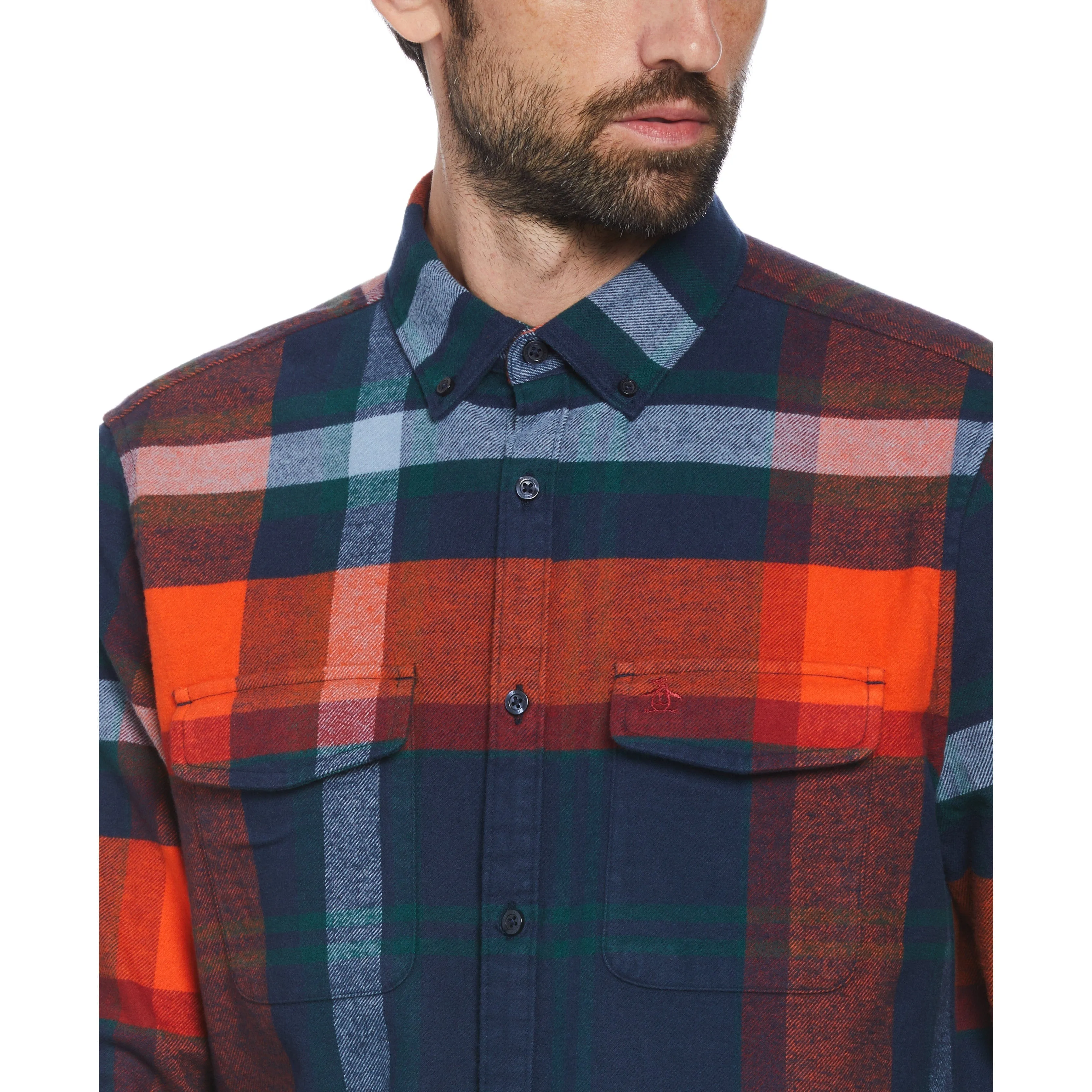 Heavy Plaid Flannel Shirt