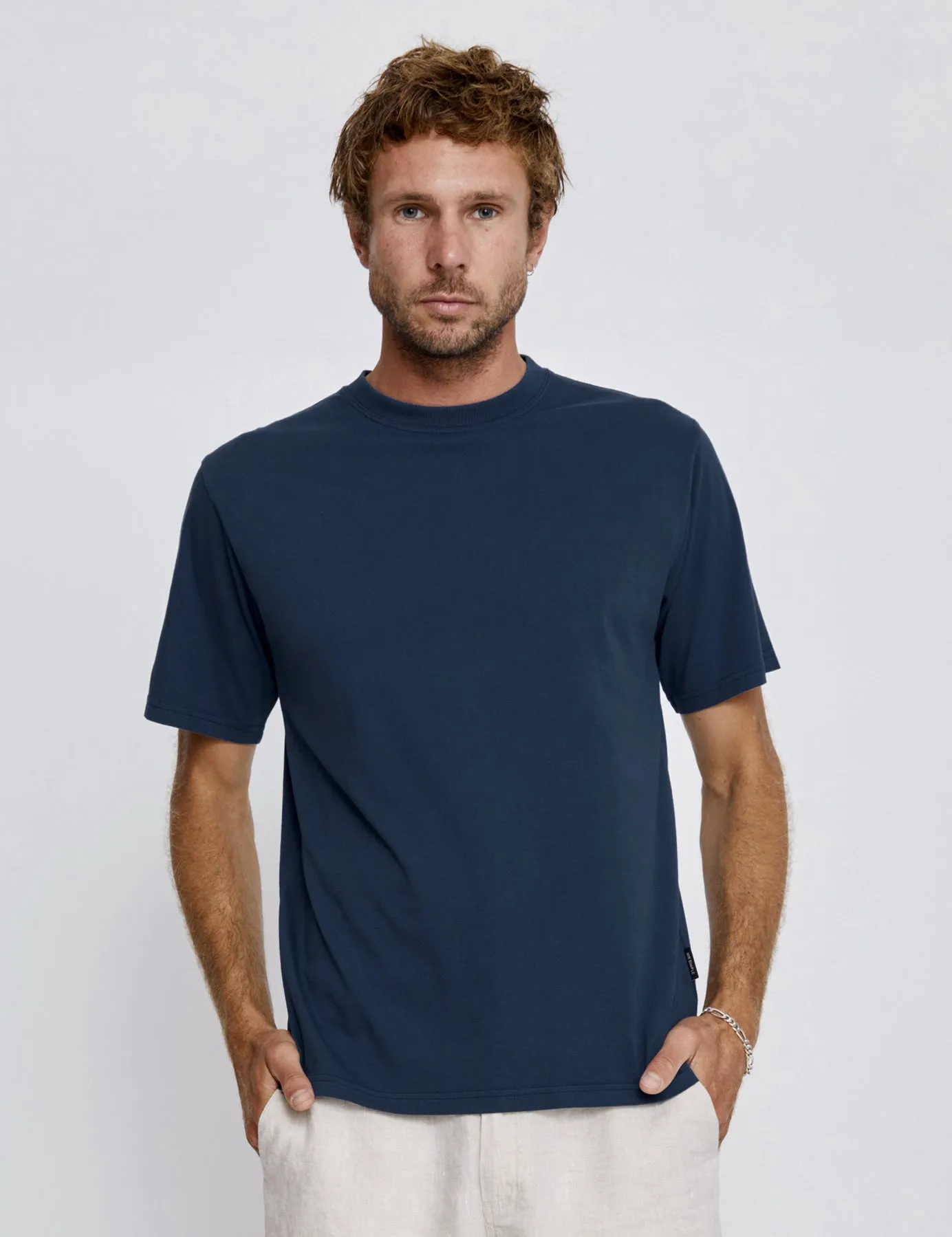 Heavy Weight Tee - Navy