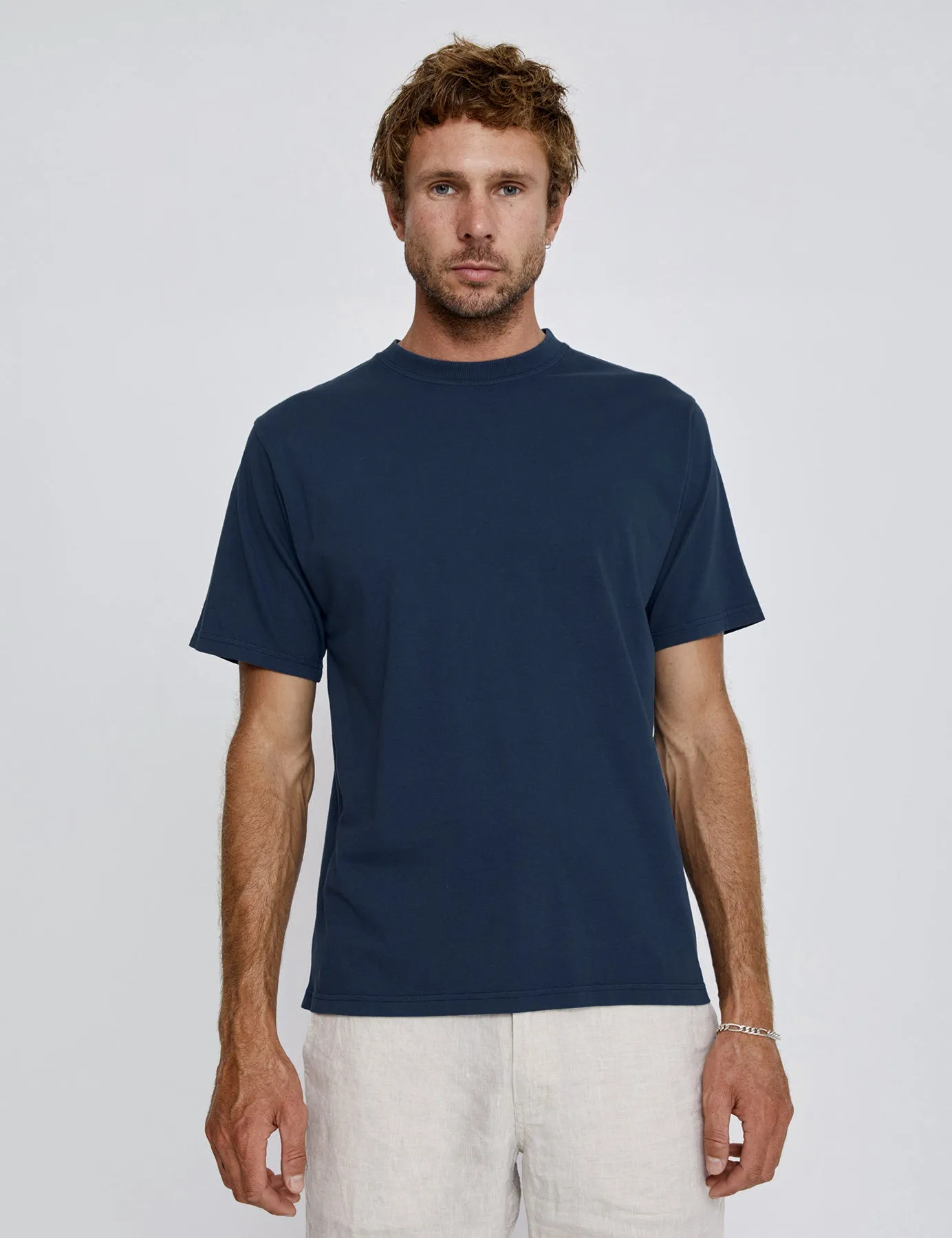 Heavy Weight Tee - Navy