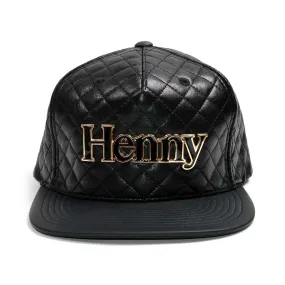 Henny Gold Quilted Strapback