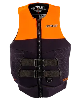 Jetpilot Cause Mens S-Grip FE Neo Vest - Orange Level 50 - 2023