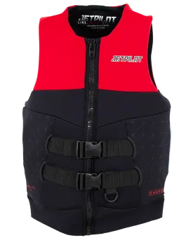 Jetpilot Cause Mens S-Grip FE Neo Vest - Red Level 50 - 2023