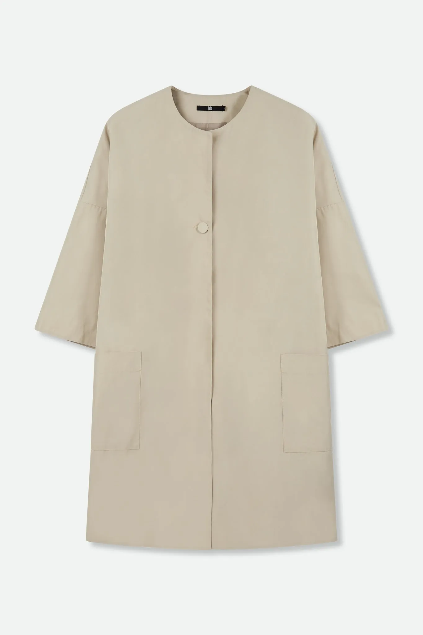 JOCELYN CARCOAT POCKET JACKET IN JAPANESE MEMORY TWILL