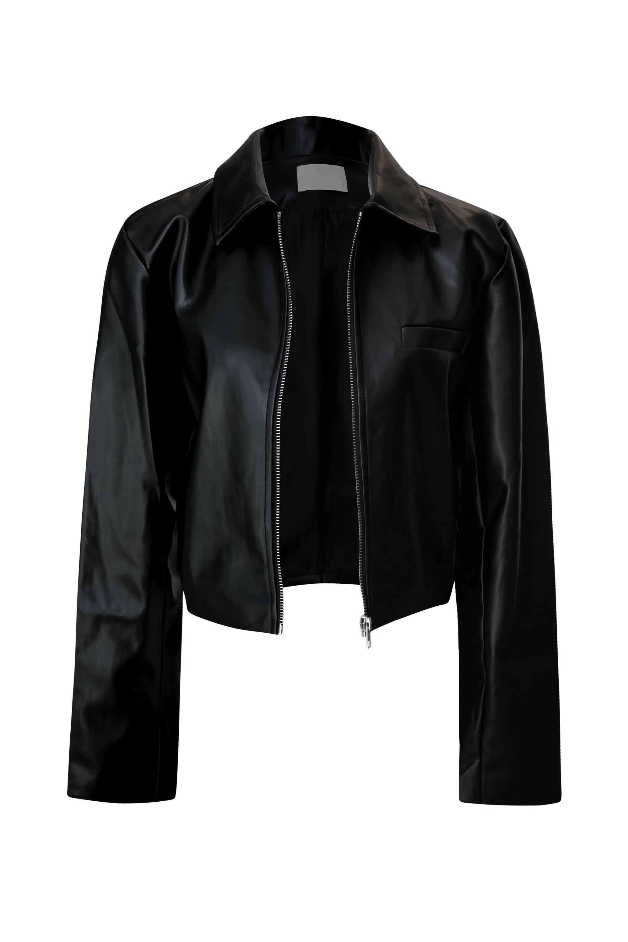 Jordanna Black Vegan Leather Jacket