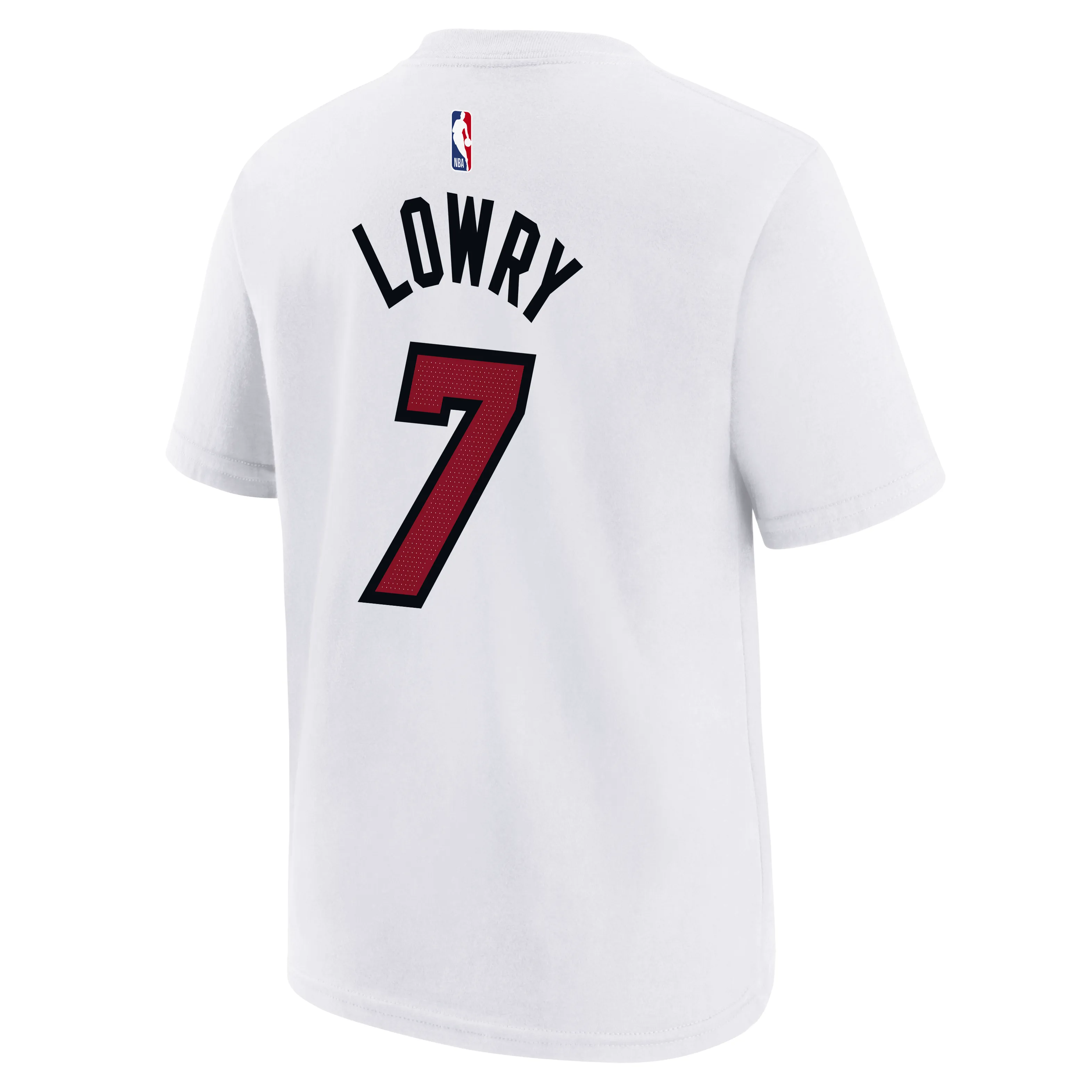 Kyle Lowry Nike Association White Name & Number Youth Tee