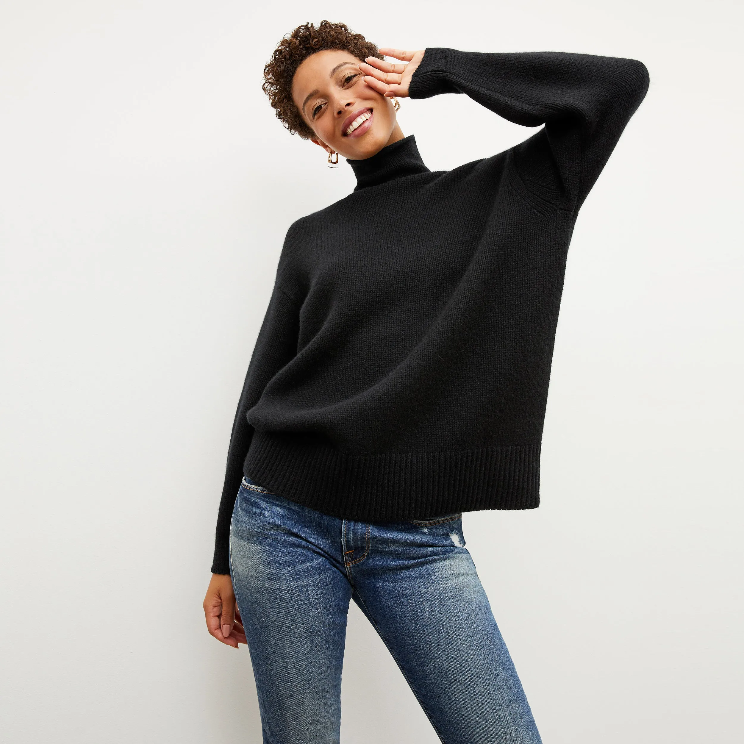 Lea Sweater - Plush Cashmere :: Black