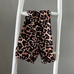 Leopard Fleece Lined Leggings in Womens