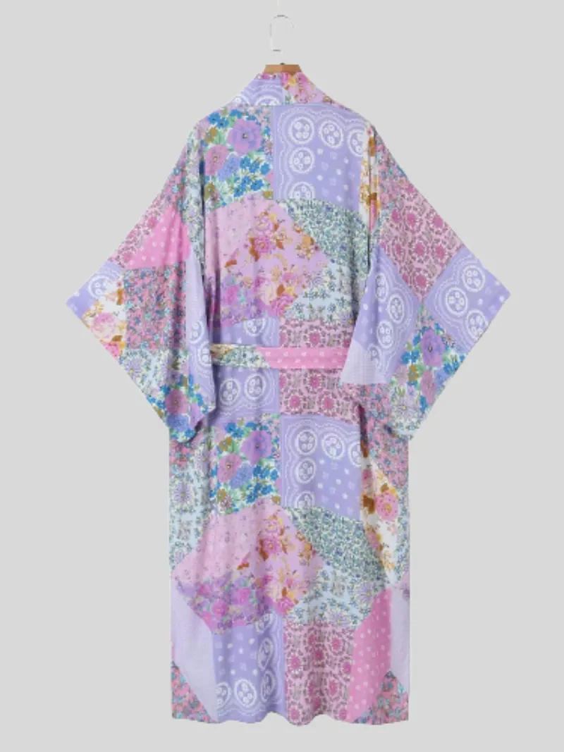 Light Up Your World Women's Loose Short Sleeves Kimono