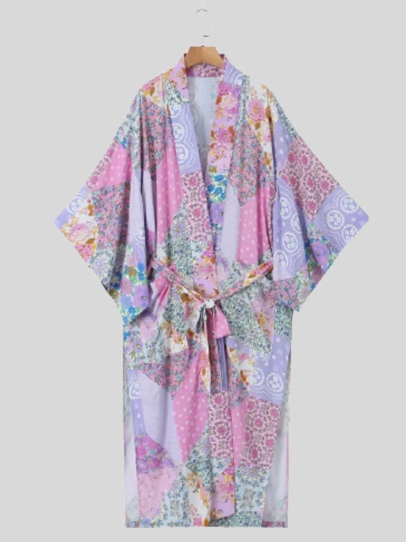 Light Up Your World Women's Loose Short Sleeves Kimono