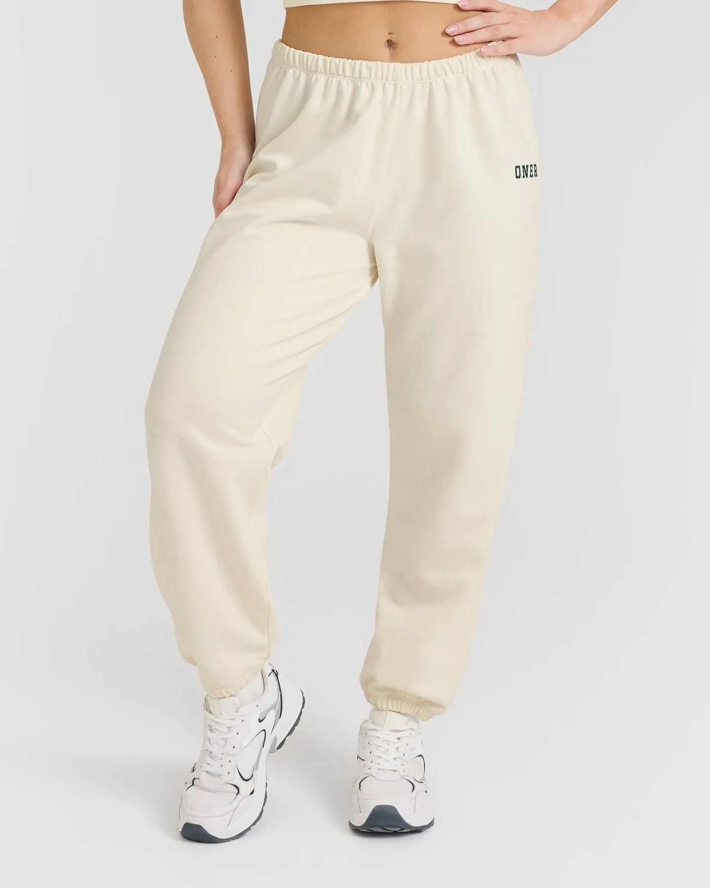 Lightweight Jogger with Printed Logo | Off White